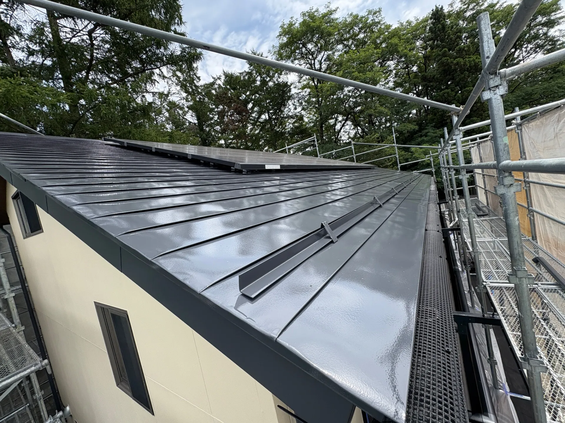 伊那市屋根塗装工事