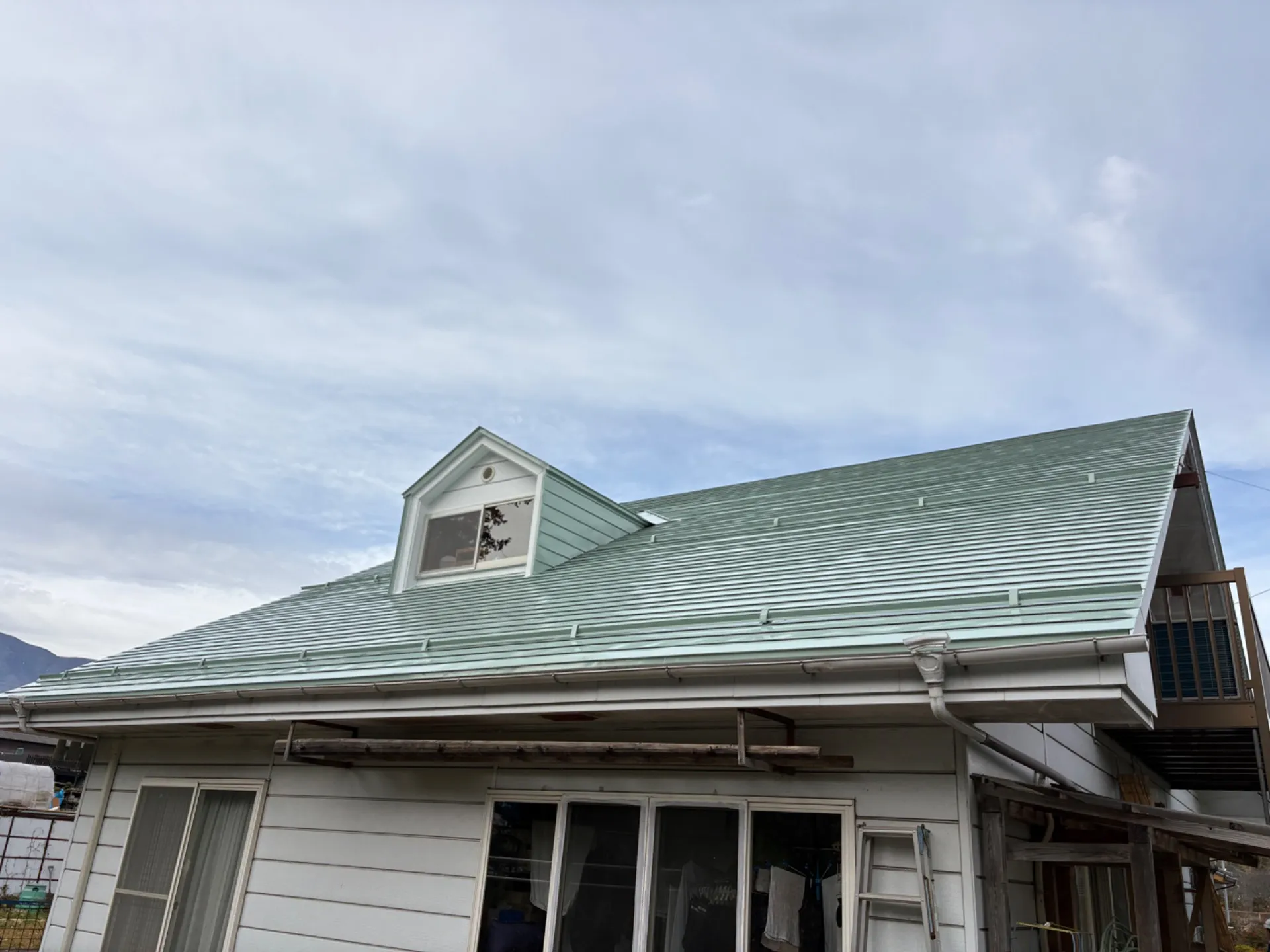 南箕輪村 屋根遮熱フッ素塗装工事